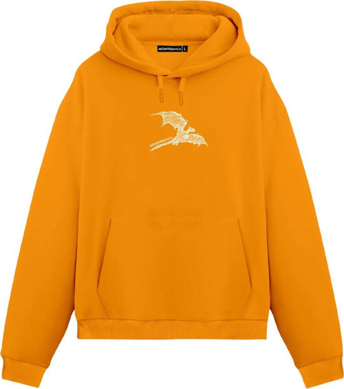Unisex Dragon - Regular Hoodie Portakal L