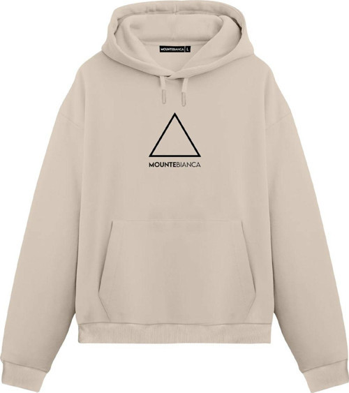 Unisex Triangle - Regular Hoodie Krem L