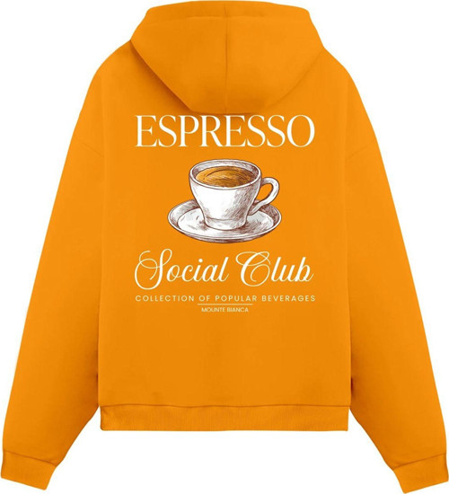 Unisex Espresso - Regular Hoodie Portakal L