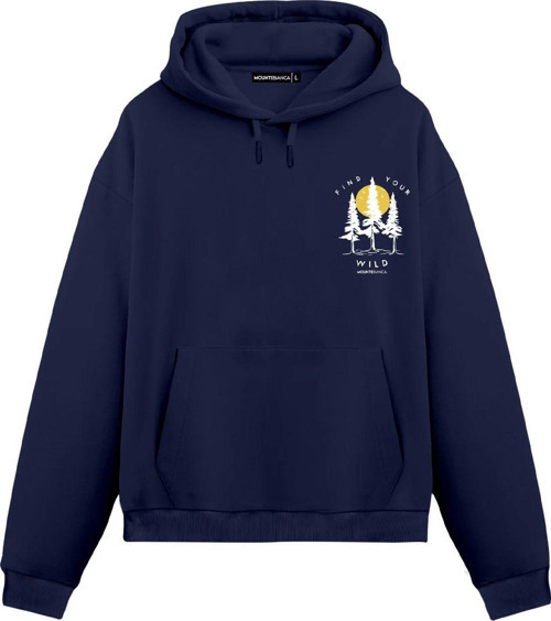 Unisex Wild - Regular Hoodie Royal Mavi 2XL
