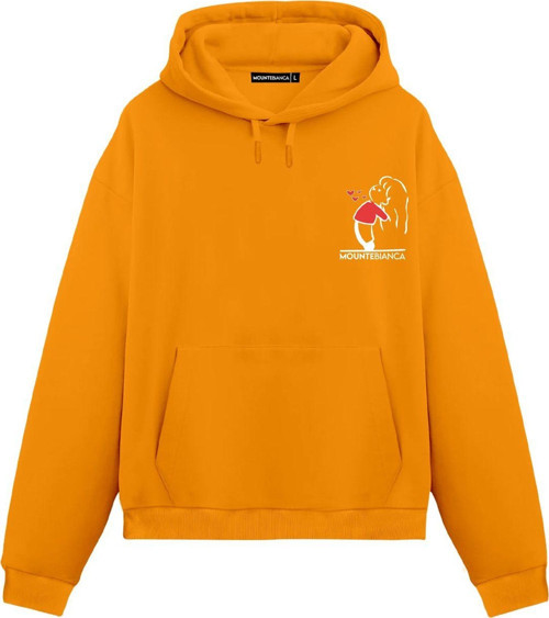 Unisex Valentin II - Regular Hoodie Portakal L