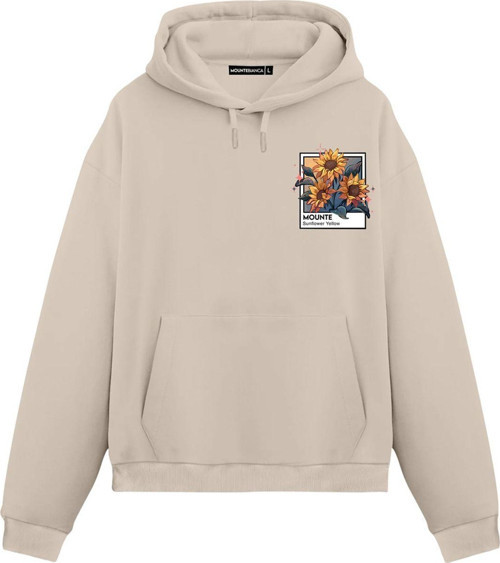 Unisex Girasole - Regular Hoodie Krem L