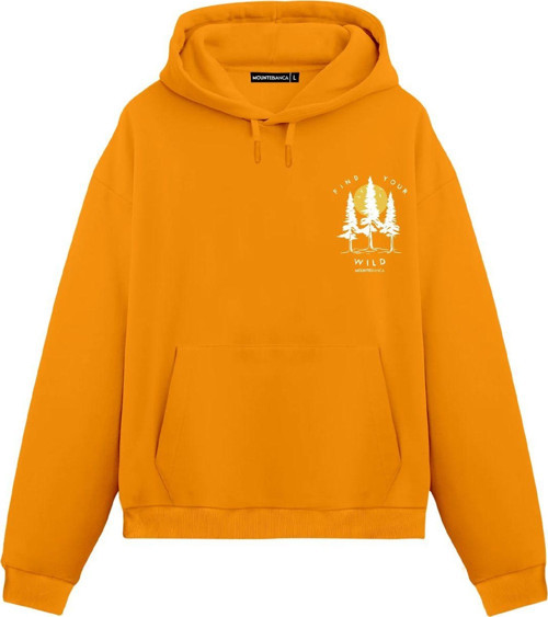 Unisex Wild - Regular Hoodie Portakal L