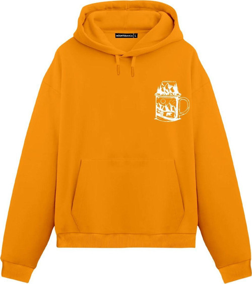 Unisex Glass - Regular Hoodie Portakal L