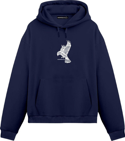 Unisex Eagle - Regular Hoodie Royal Mavi S