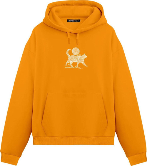 Unisex Gatto II - Regular Hoodie Portakal XL
