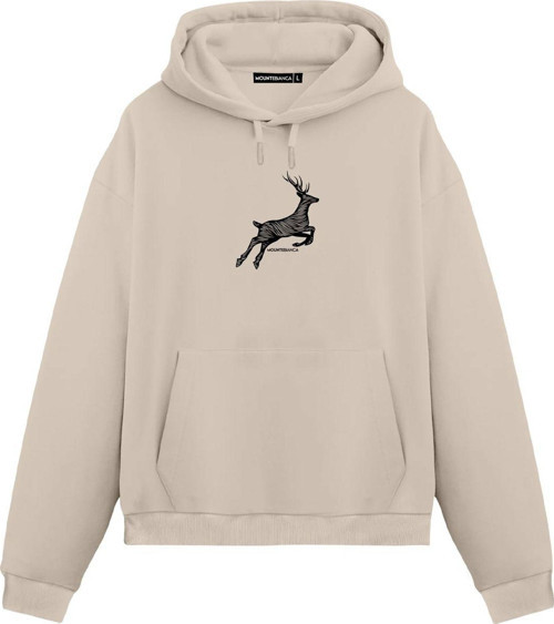 Unisex Gazelle - Regular Hoodie Krem S