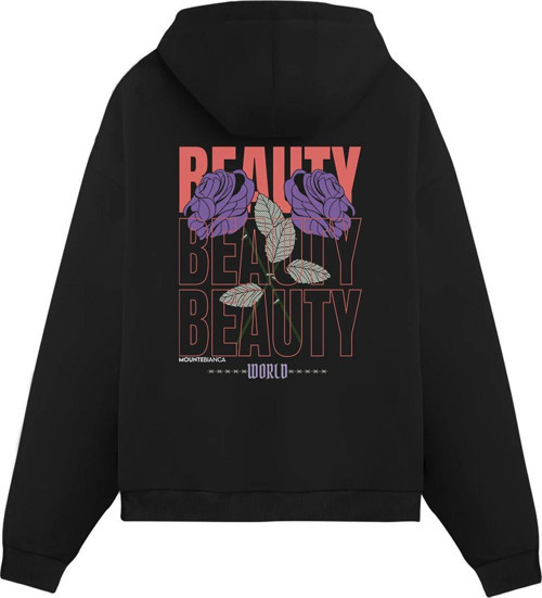 Unisex World - Regular Hoodie Siyah M