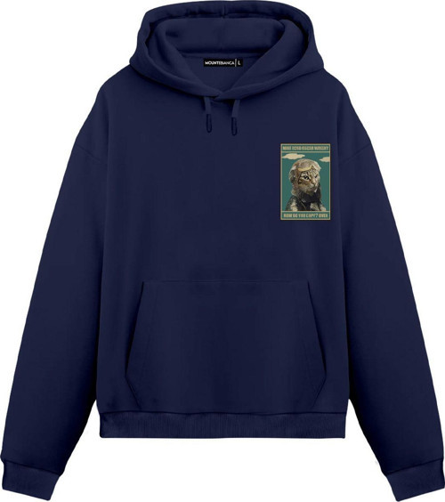 Unisex How Do You Copy - Regular Hoodie Royal Mavi L