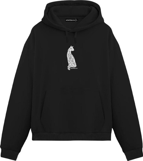Unisex Cat III - Regular Hoodie Siyah M