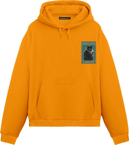 Unisex Feeline Fine - Regular Hoodie Portakal M