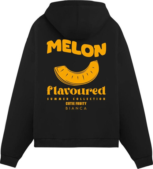 Unisex Melon - Regular Hoodie Siyah M