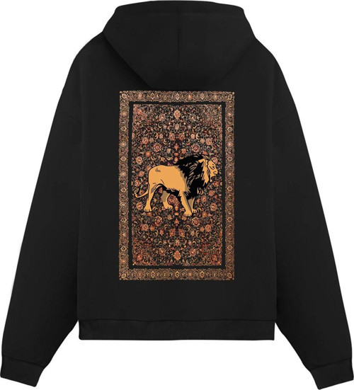 Unisex Leone - Regular Hoodie Siyah L