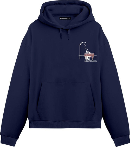 Unisex Love - Regular Hoodie Royal Mavi M