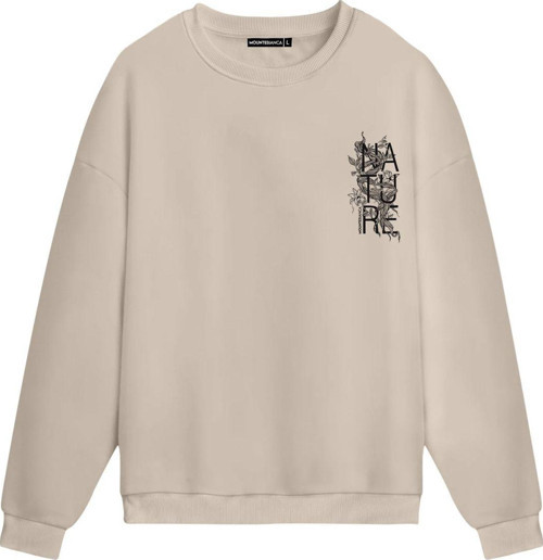 Unisex Nature - Regular Sweatshirt Krem XL