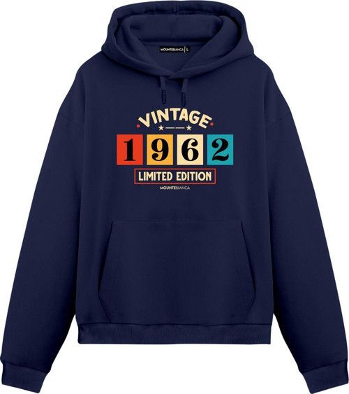Unisex Vintage 1962 - Regular Hoodie Royal Mavi M