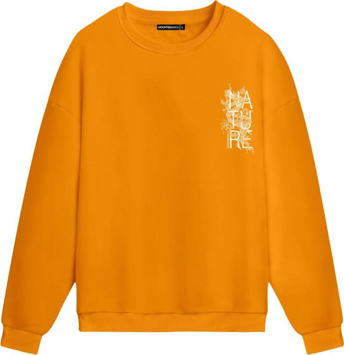 Unisex Nature - Regular Sweatshirt Portakal S