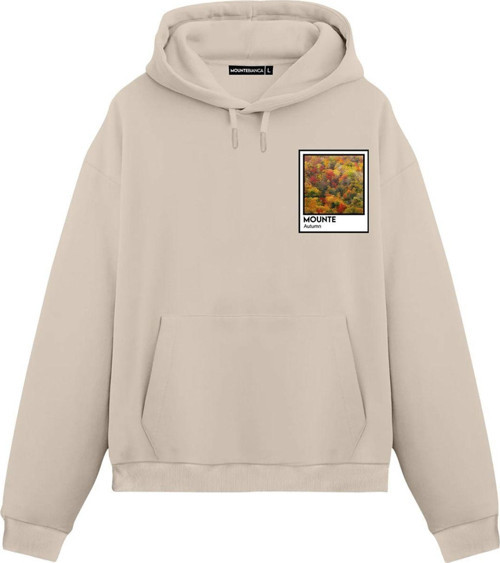 Unisex Autumn - Regular Hoodie Krem L