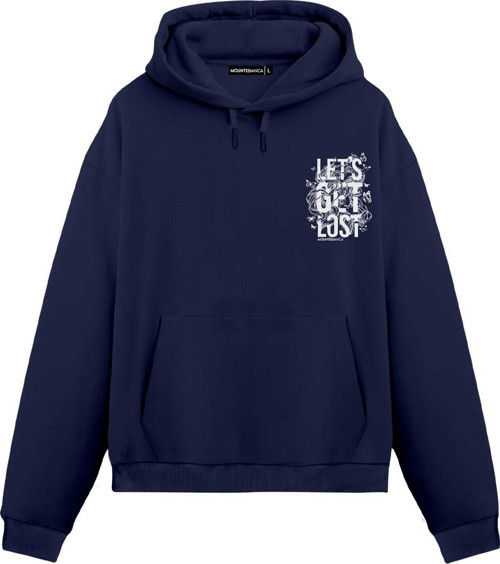 Unisex Let's Get Lost - Regular Hoodie Royal Mavi S