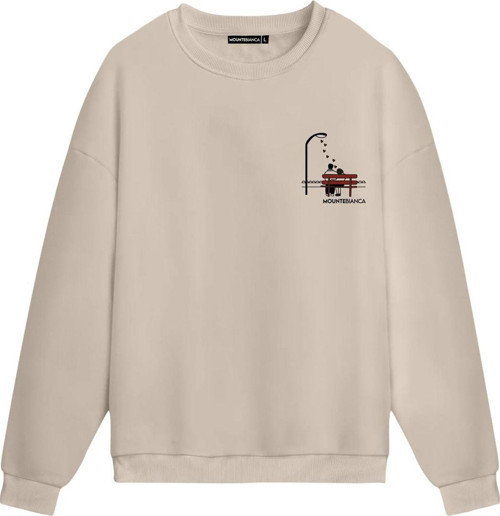 Unisex Love - Regular Sweatshirt Krem XL