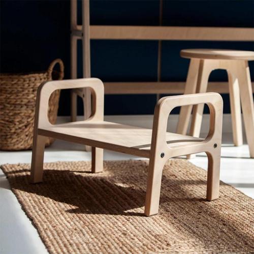 Denizatı, Montessori Ahşap Çocuk Taburesi, 50X32, Cpt4771-50
