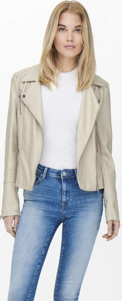 Onlgemma Faux Leather Bıker Otw Noos Kadın Deri Ceket