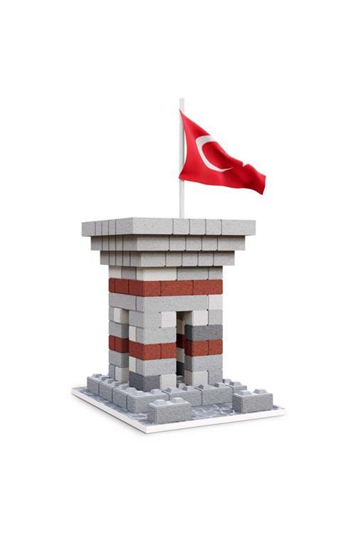 Maket Tuğla Nöbetçi Kulesi 1/24 150 x 115 x 143 Mm