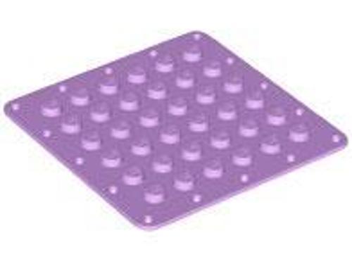 6395856 Plate, Modified 6 x 6 Flexible Rubber with Stitching Holes