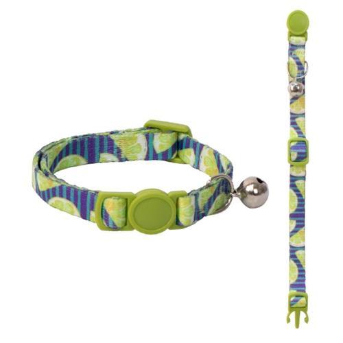 Plastik Kedi Boyun Tasma Limon Desenli 22-30 Cm