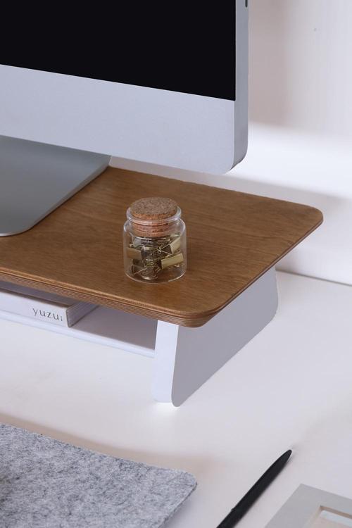 Büyük Monitör Standı (Meşe)