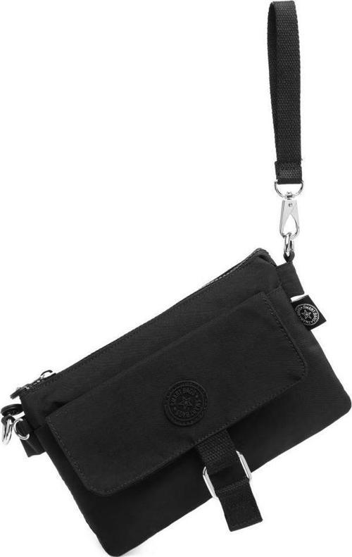 Askılı Kadın Çantası Krinkıl Kumaş Smart Bags 1147 Siyah