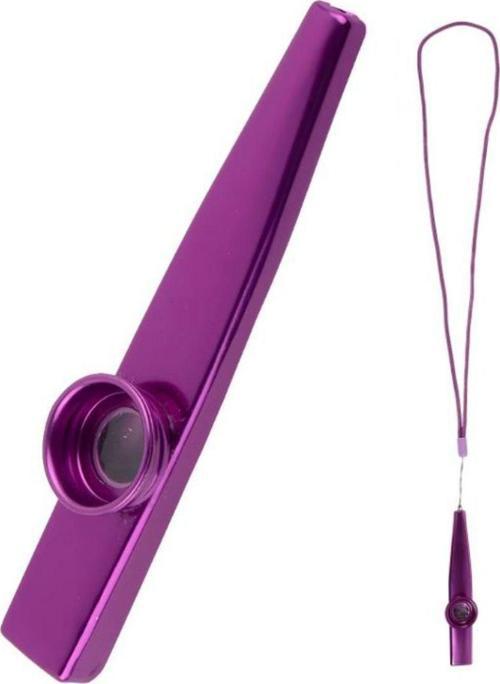 MK-02P Metal Kazoo İp Askılı Alüminyum Alaşım Mor