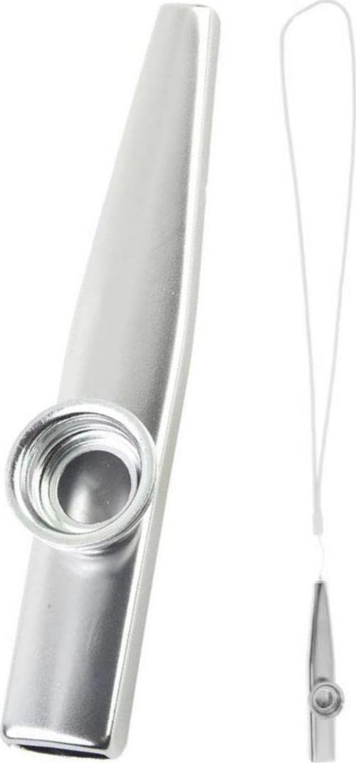 MK-02S Metal Kazoo İp Askılı Alüminyum Alaşım Gri