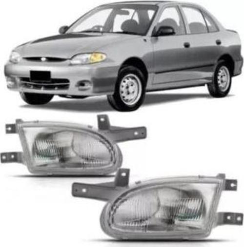 Hyundai Accent Sağ Sol Far Lambası Manuel 1998-1999