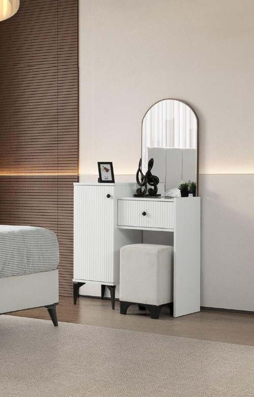 Artem Şifonyer-Makyaj Masası- %100 MDF-Aytaşı-Puf Hediyeli