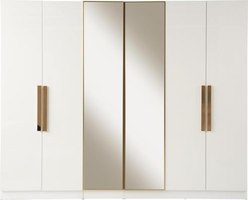 Dicle 6 Kapaklı Gardırop %100 MDF