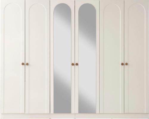 Lena 6 Kapaklı Gardırop %100 MDF
