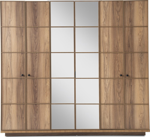 Tuna 6 Kapaklı Gardırop %100 MDF