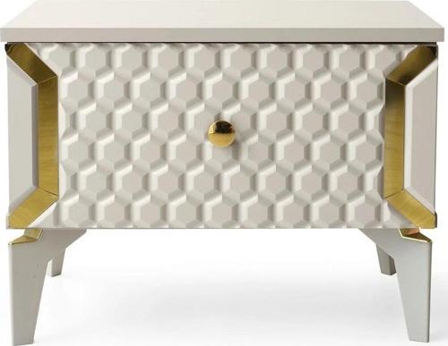 Milano Komodin-mdf-aynalı-kum Beji