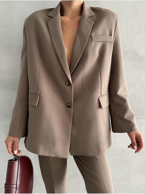 Kahve Washington Blazer Ceket