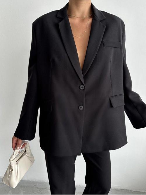 Siyah Washington Blazer Ceket