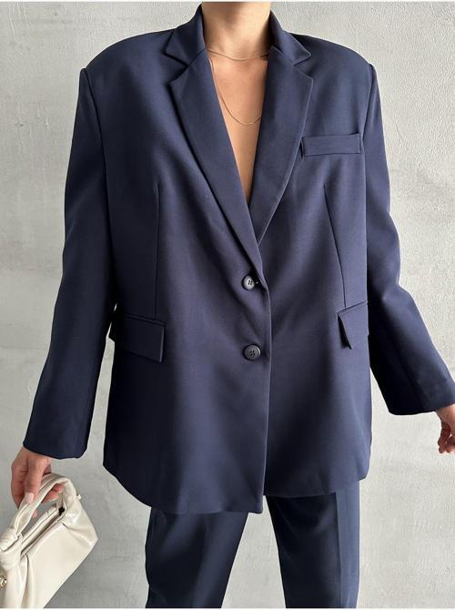 Lacivert Washington Blazer Ceket
