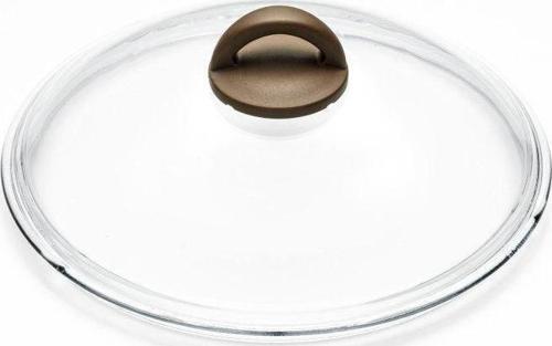 Olivilla Extra 20 cm Cam Pyrex Kapak Kahverengi Kulplu