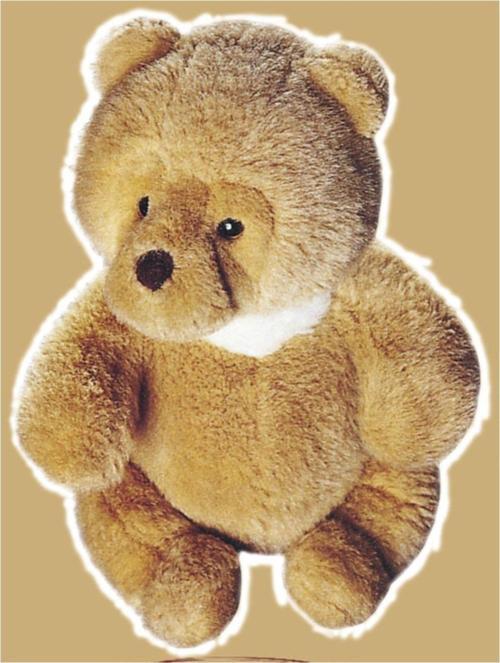 Altı Kaymaz 19 x 22 cm Natura Serisi Oyuncak Ayı Resimli Mouse Pad Kahverengi