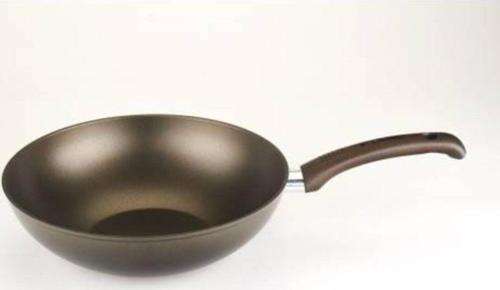 Olivilla Extra 28 cm Wok Tava Zeytinyağ İçerikli Yapışmaz Yüzey Kaplamalı