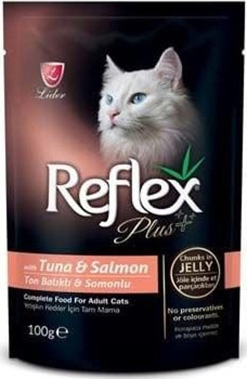 Tuna Balıklı ve Somonlu Yetişkin Konserve Kedi Maması 100 Gr