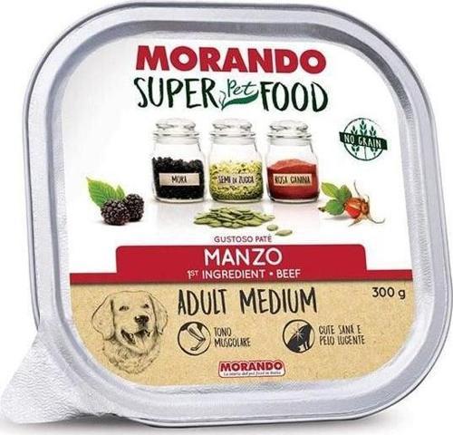 Super Food Orta Irk Biftekli Yetişkin Köpek Konservesi 300 Gr
