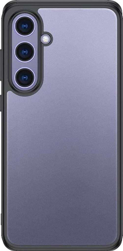 Galaxy S25 Kılıf Kamera Korumalı Şeffaf Arka Yüzey New Roll Kapak
