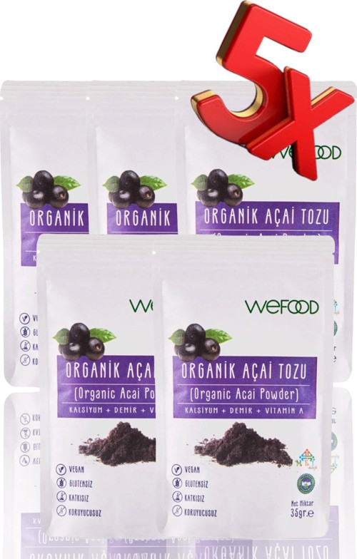 Organik Acai Tozu 35 gr. 5'li