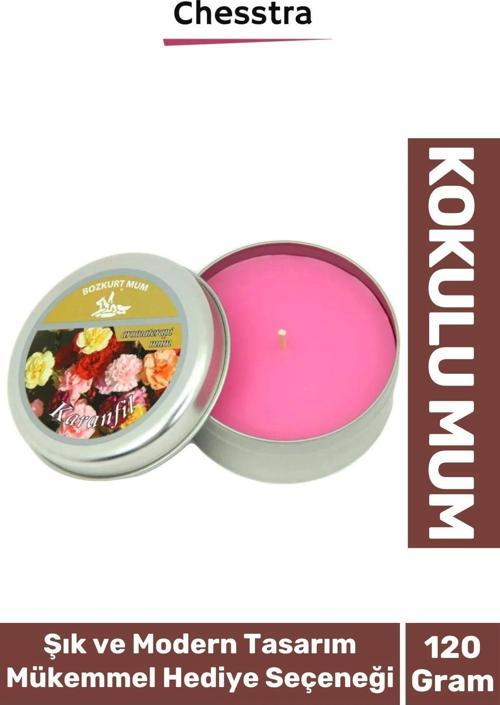 Premium Aromaterapi Arınma Huzur Meditasyon Yoga Esans Dekoratif Mum Oda Kokusu 120g Teneke Kutu